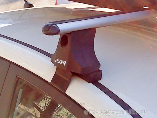 Багажник на крышу Kia Cerato TD 2009-2013, Атлант, аэродинамические дуги