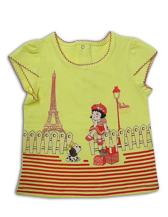 Блуза для девочки Парижанка