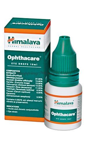 Капли для здоровья глаз Хималая / Himalaya Ophthacare Eye Drops