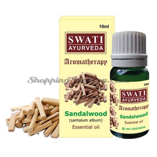 Натуральное эфирное масло Сандал Свати Аюрведа / Swati Ayurveda Sandal Essential Oil
