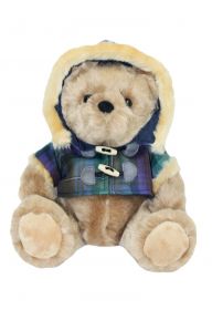 Шотландский плюшевый медведь в тартановом пальто-мистер  Гамильтон с острова Скай