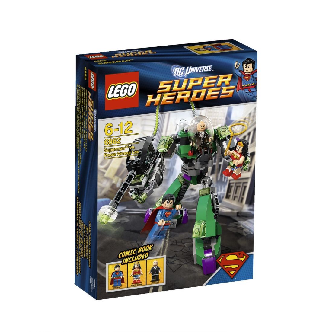 6862 Супермен: Супермэн против Лекса Лютора Конструктор ЛЕГО Супергерои