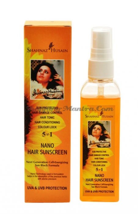 Солнцезащитный спрей для волос Шахназ Хусейн (Shahnaz Husain Nano Hair Sunscreen)