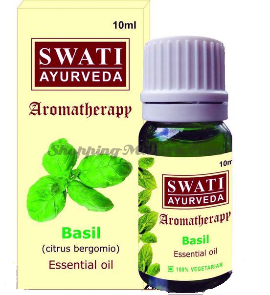 Эфирное масло Базилик священный Свати Аюрведа / Swati Ayurveda Basil Essential Oil