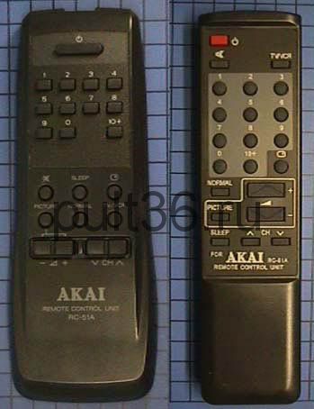 Пульт ДУ Akai RC-51A