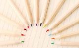 Деревянные цветные карандаши набор 12 штук