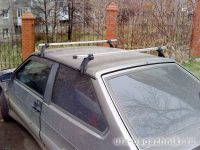 Багажник на крышу на ВАЗ-2113, ВАЗ-2114, ВАЗ-2115, Атлант, алюминиевые дуги