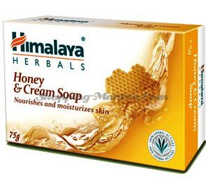 Питательное мыло для лица и тела Крем&Мед Хималая / Himalaya Nourishing Cream&Honey Soap