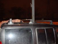 Багажник на крышу Fiat Doblo, Атлант, прямоугольные дуги