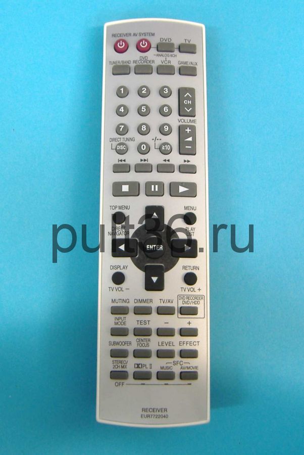 Пульт ДУ Panasonic EUR 7722040 домаш. кинотеатр