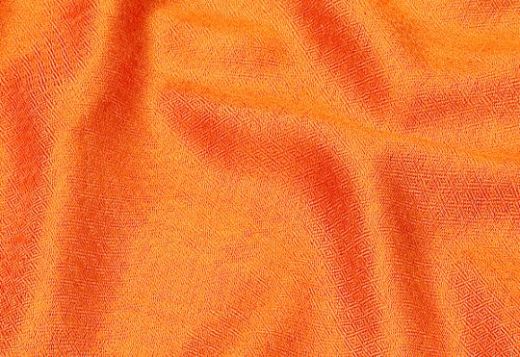 палантин из шёлка и шерсти апельсинового цвета, 1450 руб.
