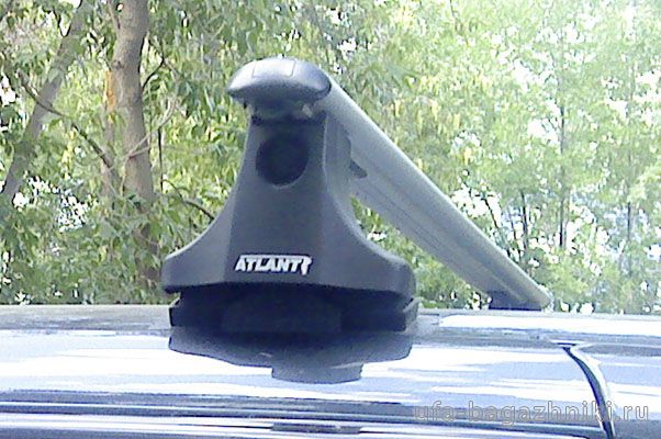 Багажник на крышу Suzuki Swift, Атлант, аэродинамические дуги