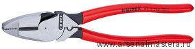 Клещи с токоведущим кабелем "Lineman’s Pliers" (ПАССАТИЖИ универсальные "американская модель") KNIPEX 09 01 240