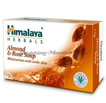Увлажняющее мыло Миндаль&Роза  Хималая / Himalaya Moisturizing Almond&Rose Soap