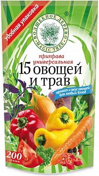 ВД ДОЙ-ПАК Приправа универсальная "15 овощей и трав" 200 г