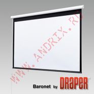 Экран с электроприводом Draper Baronet 70/70" 178x178 MW (1:1)