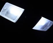 Лампы LED, в 2 плафона подсветки салона