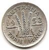 3 пенса Австралия 1953