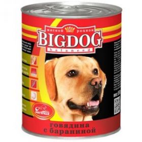 Зоогурман Big Dog Говядина с бараниной д/взрослых собак 850гр