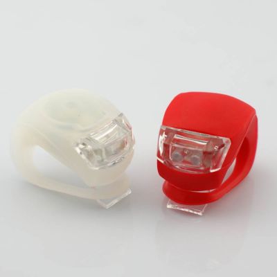 Силиконовый габаритный фонарь (белый и красный)