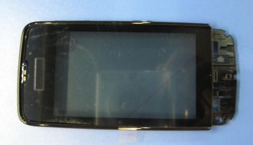 Тачскрин Nokia 311 Asha (black) (в раме)