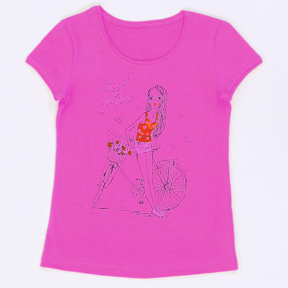 Розовая блуза для девочки