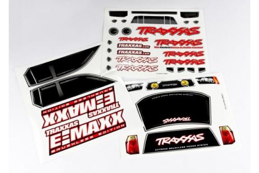 3916    DECAL SHEETS, E-MAXX BRUSHLESS - TRA3916