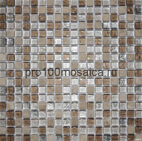 Colonial Brown 4мм. Мозаика серия GLASSTONE,  размер, мм: 300*300 (ORRO Mosaic)