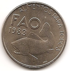 Рыба ФАО 25  эскудо Португалия 1983