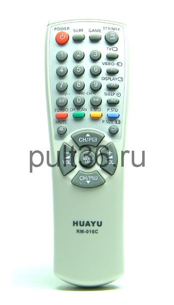 Пульт ДУ SAMSUNG RM-016FC универсальный пр-ль КНР