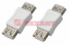 Переходник гнездо USB-А (Female) - гнездо USB-А (Female) REXANT