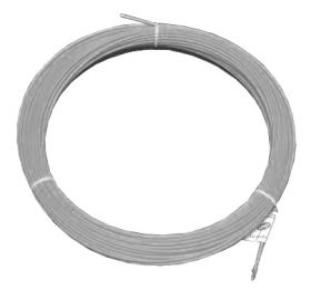 Протяжка кабельная (мини УЗК в бухте), 10м, нейлон, d=4мм, латунный наконечник, заглушка.