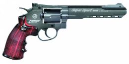 Пистолет пневматический Borner Super Sport 702 (револьвер, калибр 4,5мм, с картриджами 6 шт.)