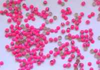 Украшение для ногтей - полусферы (50 штук в пакетике) Цвет: ярко-розовые
