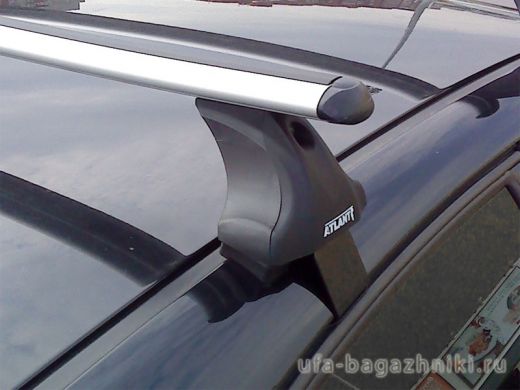 Багажник на крышу Daewoo Gentra, Атлант, аэродинамические дуги
