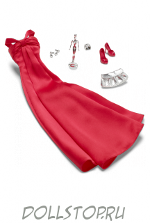 Аутфит для куклы Барби Лук Красная ковровая дорожка - On The Red Carpet Barbie Fashion