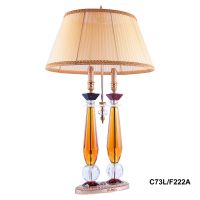 Лампа настольная 2 рожка "Demetra" (amber) C73L/F222A