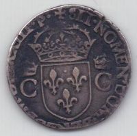 тестон 1573 г. Франция