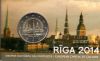 Рига - Культурная столица Европы 2 евро Латвия 2014 в блистерах