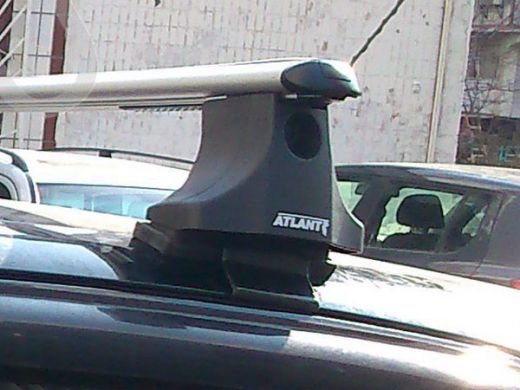 Багажник на крышу Fiat Punto, Атлант, аэродинамические дуги