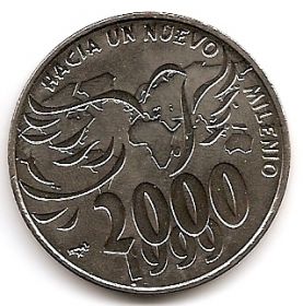 Миллениум (Голубь мира) 1 песо Куба 2000