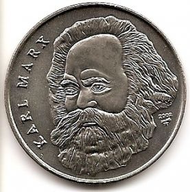 Карл Маркс 1 песо Куба 2002