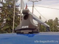 Багажник на крышу Peugeot Partner, Атлант, прямоугольные дуги