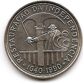 350 лет восстановления независимости Португалии  100 эскудо Португалия 1990