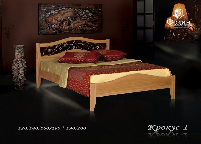 Fokin Крокус - 1 (дуб) кровать