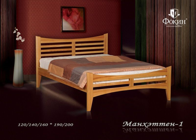 Fokin Манхэттен - 1 (бук) кровать
