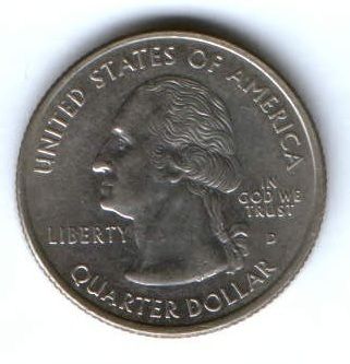 1/4 доллара 1999 г. США Коннектикут