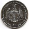 Первая памятная монета 2 фунта Брит.Инд.океанские территории 2009