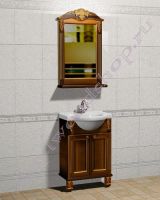Мебель для ванной в классическом стиле "Глазго Эндрю-55 орех"