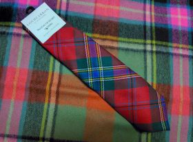Истинно шотландский клетчатый галстук 100% шерсть , расцветка клан Маклин замка Дуарт